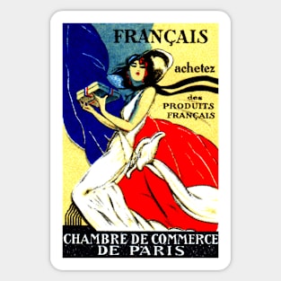 1920 Buy French Products Sticker